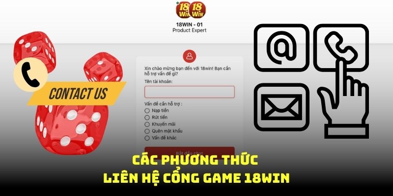 Các phương thức liên hệ cổng game 18WIN