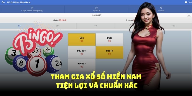 Tham gia xổ số miền Nam tiện lợi và chuẩn xác